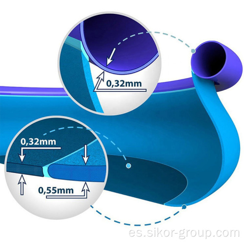 Original Intex Fácil establecer inflable sobre la piscina del suelo